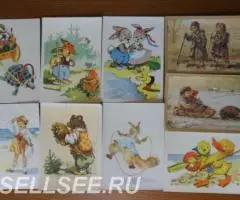 Советские, эстонские, болгарские от 1950г. новый год, детская тема - 2