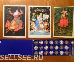 Билеты и приглашения на новогоднюю елку - 2