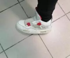 Air jordan 4 retro Alternate 89 White /Red - 5