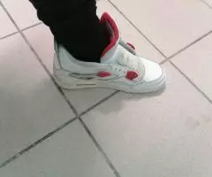 Air jordan 4 retro Alternate 89 White /Red - 6