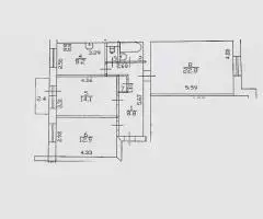 3 х-комнатная квартира в центре Пушкина, Конюшенная ул., д.27/44 - 3