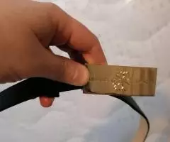 Оригинал Ремень кожа Elizabetta Franchi чёрный с пряжкой Италия есть Авито-Доставка - 2