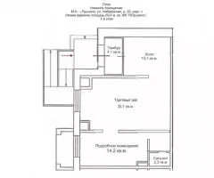 Аренда +7 (968) 923-14-94 нежилое торговое помещение ПСН 70 м. г.Пушкино, 1=й этаж. Отдельный вход - 2