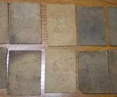 Старинные номерки для кресел. - 2