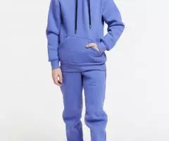 Детский теплый спортивный костюм с капюшоном из футера с начёсом от BOGARDI - 4