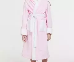 Халат банный домашний для девочки и для мальчика. Бренд Па. Ю. Ми / Pa. Ju. Mi - 2