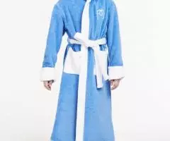 Халат банный домашний для девочки и для мальчика. Бренд Па. Ю. Ми / Pa. Ju. Mi - 3