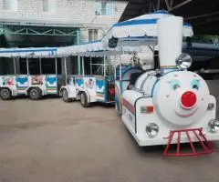 Аттракцион паровозик, аттракцион паровозик купить, рельсовый паровоз, поезд для парка - 6