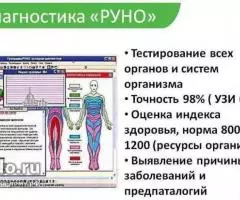 Диагностика РУНO, полное тестирование состояния оpганизма