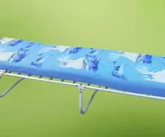 Раскладушка мягкая с матрасом Кристина-М (новая) - 3