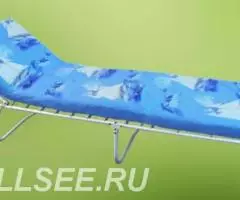 Раскладушка мягкая с матрасом Кристина-М (новая) - 2