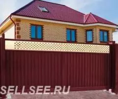 Откатные ворота. - 2