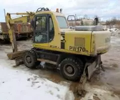 Колесник Komatsu 170, 19 т., 2 ковша, макс. опции - 2