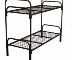 Кровати железные двухъярусные, качественные металлические кровати - 2