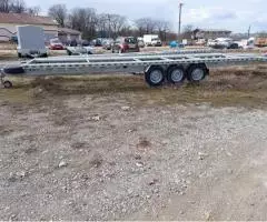 Прицеп-лафет для перевозки авто или спецтехники. - 2