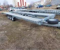 Прицеп-лафет для перевозки авто или спецтехники. - 3