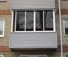 Остекление балконов и лоджии. Низкие цены. Акция. Балкон пластиковый - 3