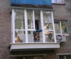Остекление балконов и лоджии. Низкие цены. Акция. Балкон пластиковый - 4