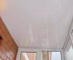 Отделка потолка балконов и лоджий. Низкие цены - 3