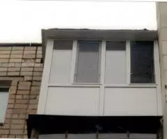 Крыша на балкон с отделкой потолка - 3