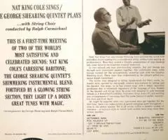 Nat King Cole George Shearing UK - 2