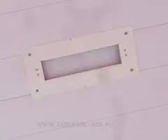 Оцинкованная реечная панель для установки на потолок навесов для АЗС, АГЗС, АГНКС - 3