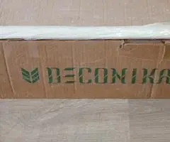 Плинтус напольный белый 70 мм. 2,2 м. Деконика Deconika, 001 Белый Цена за 10 метров - 5