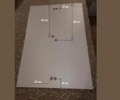 Дверки шкафа 2 шт. новые 130-44,4 см. белые - 3