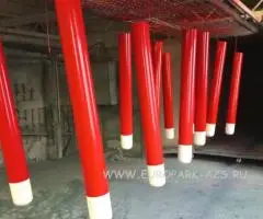 Защитные дуги безопасности столбики и отбойники для АЗС, АГНКС, АГЗС - 5
