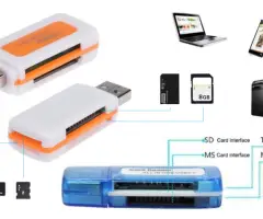 Картридер SD - USB тип А, 4 в 1 универсальный, card reader