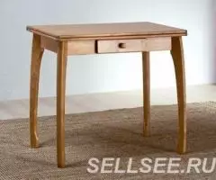 Табуреты массив с ножкой бочонок, стол (новые) - 4