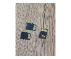 НЕ РАБОТАЮЩИЕ, карты памяти SD, microSD - 3 шт. Не форматируются или не опред - 2