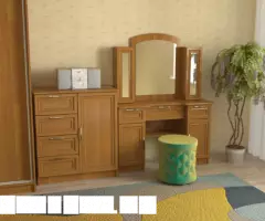 Стол туалетный с зеркалом КМ-18 (новый) - 2