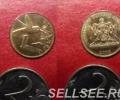 Тринидад и Тобаго. Колибри - 1цент, 1995,2008,2016 - 2