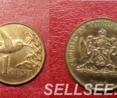 Тринидад и Тобаго. Колибри - 1цент, 1995,2008,2016 - 3