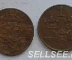 Швеция. Три короны - 1эре, 1928,38,41,42,44,50 - 3