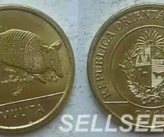 Уругвай. Подборка - 10, 2 и 1песо. 10сентесимо - 2