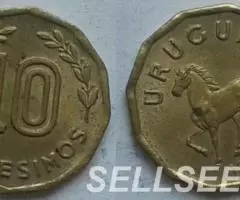 Уругвай. Подборка - 10, 2 и 1песо. 10сентесимо - 4