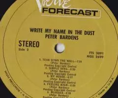 Peter Bardens- Write My Name In The Dust - 3