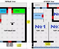 Сдаю п. Маркова, 6 Торгово-Офисное 15кв. м 2й этаж - 2