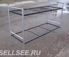 Кровати металлические трёхъярусные, кровати для школ, кровати металлич ... - 4
