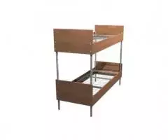 Кровати металлические одноярусные, кровати металлические с ДСП спинкам ... - 3