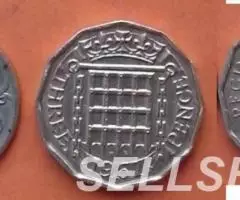 Англия. 3пенса, 1967. Елизавета 2-я - 2