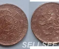 Чехия. Подборка монет - 20,10, 2 и 1крона - 3