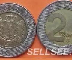 Грузия. Подборка размена- 2 и 1лари, 50 и 20 тетри - 2