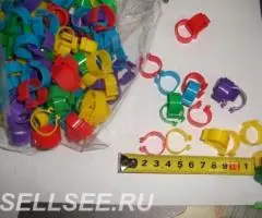 Кольца меточные разноцветные для птиц 16мм - 4