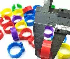 Кольца меточные разноцветные для птиц диаметр 20мм - 3