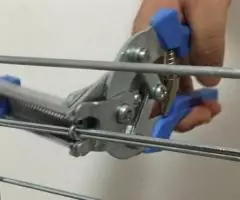 Клипсы для клипсатора - изготовление клеток и работа с сеткой - 3