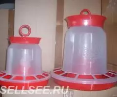 Кормушка для птиц на 10 кг. бункерная - 4