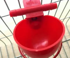 Автоматическая поилка для птиц с фиксатором воды и поддоном - 2